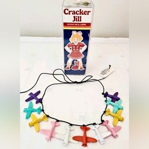 COPY - Cracker Jack airplane charm necklace